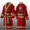 Custom SF 49ers Football EST 1944 Fleece Bathrobe 1 1