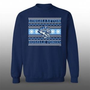 2025 Binghamton Rumble Ponies Jolly Ugly Sweater 1