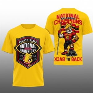 Ferris State Bulldogs Division II Champions 2025 Shirt 1 1