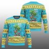 Deck The Palms Holiday Flamingo Beach Family Vacation In Hawaii Ugly Sweater 2025 Christmas 1 1