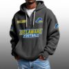 Delaware Football EST 1889 Half Quarter Zip Waffle Hoodie 3