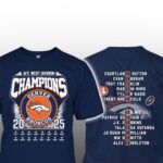 Denver Broncos AFC West Division Champions 2025 Shirt