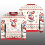 Diet Coke Is Just A Fridge Cigarette Christmas Ugly Sweater 2025 Christmas