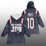 Do Your Job 10 New England Football Unisex Blanket Hoodie