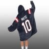 Do Your Job 10 New England Football Unisex Blanket Hoodie 6