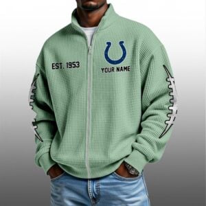 Colts EST 1953 Quarter Zip Waffle Sweatshirt