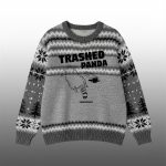Drunk Raccoon Trashed Panda Ugly Sweater