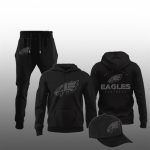 Eagles 2025 Back In Black Hoodie Combo