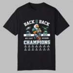 Eagles Back To Back NFC East Champs 2024 2025 Shirt