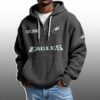 Eagles EST 1993 Half Quarter Zip Waffle Hoodie 2