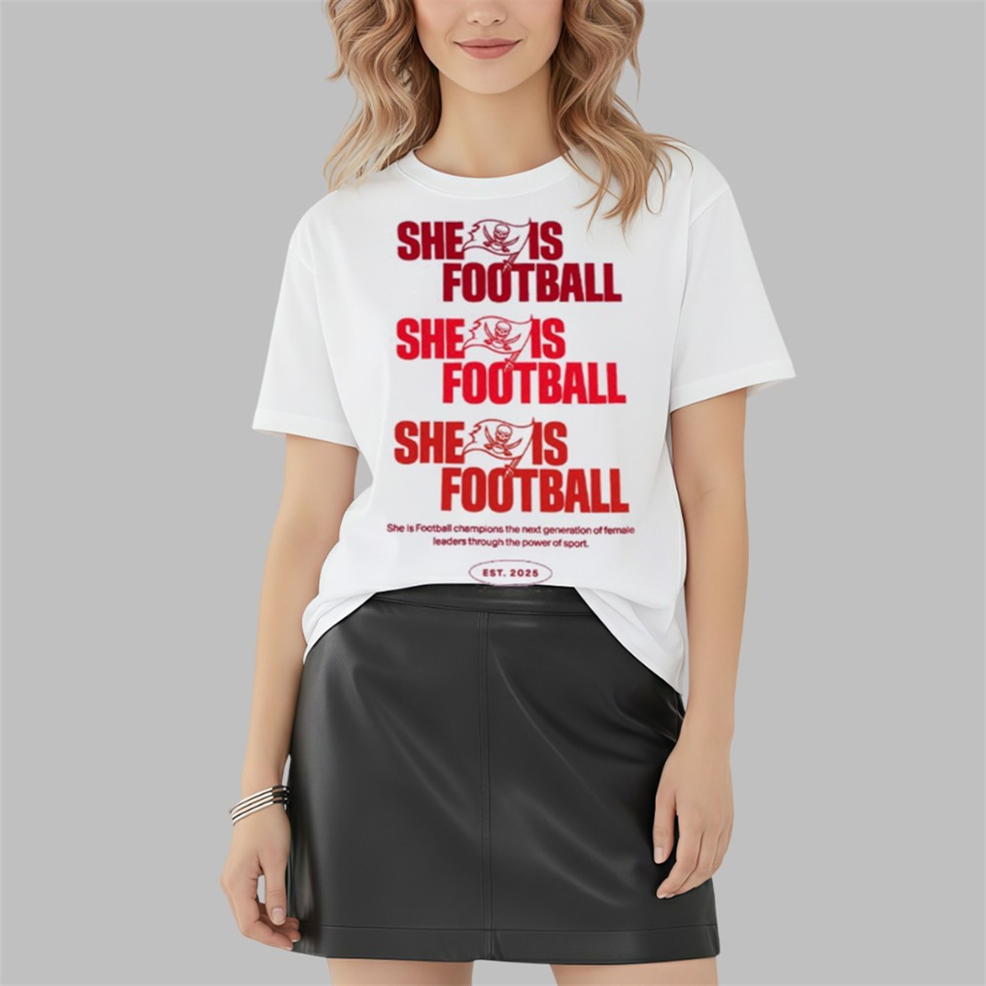 Emeka Egbuka Buccaneers She Is Football Est 2025 Shirt 3 Emeka Egbuka Buccaneers She Is Football Est 2025 Shirt 3 4