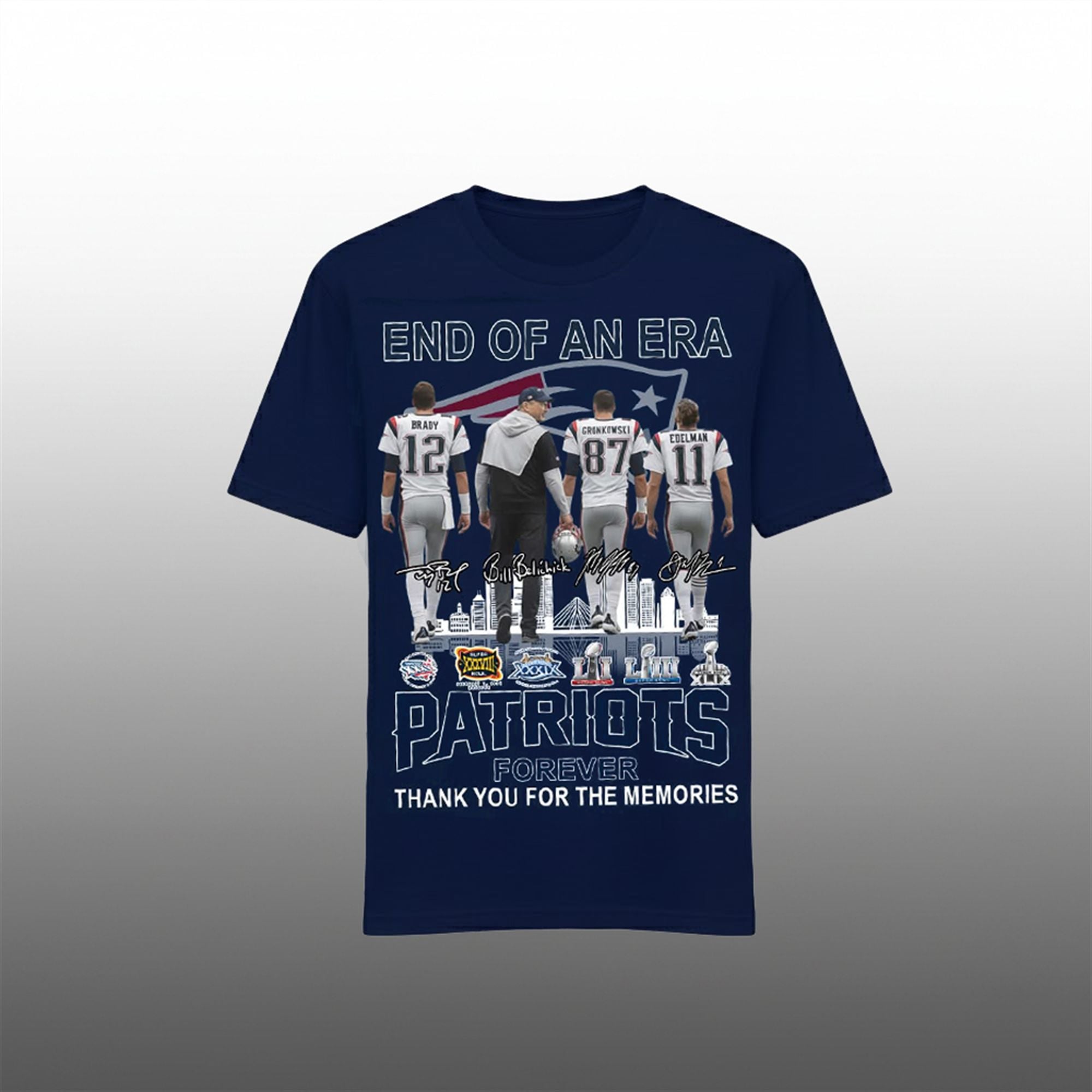 End Of An Era Patriots Forever Thank You For The Memories Shirt 1 End Of An Era Patriots Forever Thank You For The Memories Shirt 1