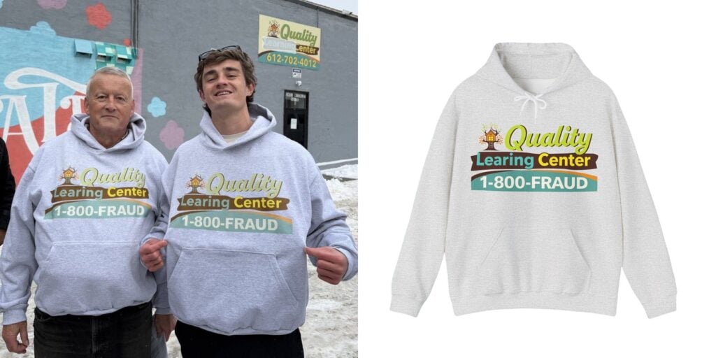 Exposing Daycare Fraud Nick Shirley's Bold Stand with the Quality Learing' Center Hoodie