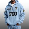 FIU EST 2002 Half Quarter Zip Waffle Hoodie