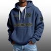Fighting Irish EST 1887 Half Quarter Zip Waffle Hoodie