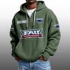 Florida Atlantic EST 2001 Half Quarter Zip Waffle Hoodie