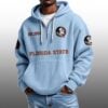 Florida State EST 1902 Half Quarter Zip Waffle Hoodie 3
