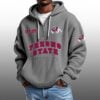 Fresno State EST 1921 Half Quarter Zip Waffle Hoodie 1