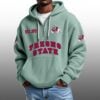 Fresno State EST 1921 Half Quarter Zip Waffle Hoodie 7 Fresno State EST 1921 Half Quarter Zip Waffle Hoodie 3