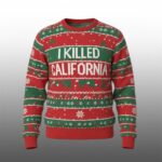 Gavin Newsom I Killed California Christmas Ugly Sweater