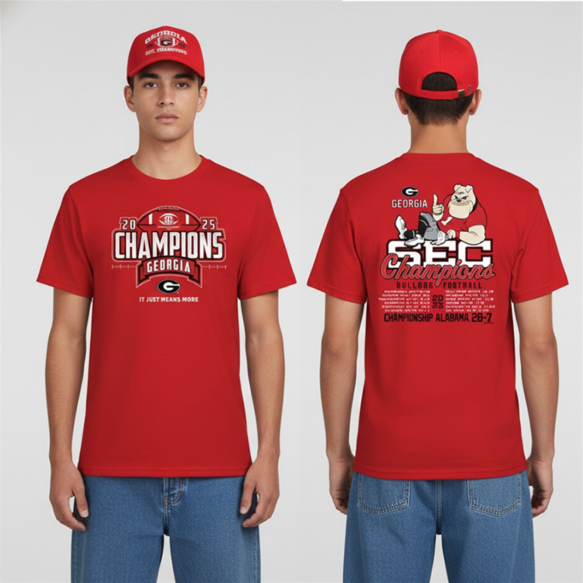 Georgia 2025 Champions It Just Means More Shirt 2 Georgia 2025 Champions It Just Means More Shirt 2