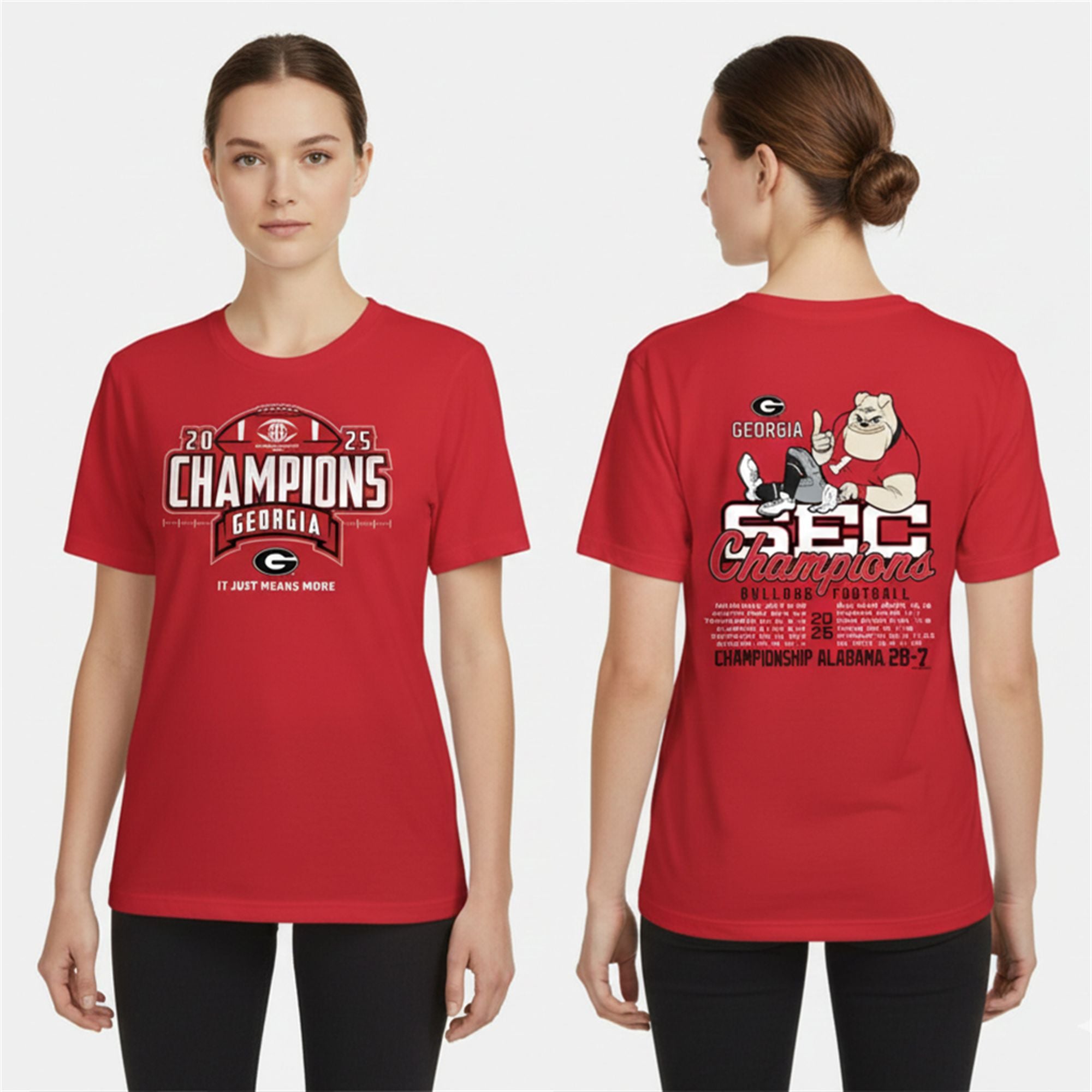 Georgia 2025 Champions It Just Means More Shirt 3 Georgia 2025 Champions It Just Means More Shirt 4