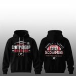 Georgia Bulldogs 2025 SEC Champions Top Dawgs Of The Southeastern Conference Hoodie