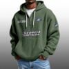 Georgia Southern EST 1924 Half Quarter Zip Waffle Hoodie 2