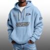 Georgia Southern EST 1924 Half Quarter Zip Waffle Hoodie 3