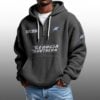 Georgia Southern EST 1924 Half Quarter Zip Waffle Hoodie 4