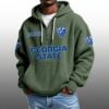Georgia State EST 2016 Half Quarter Zip Waffle Hoodie 1