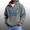 Georgia State EST 2016 Half Quarter Zip Waffle Hoodie 2