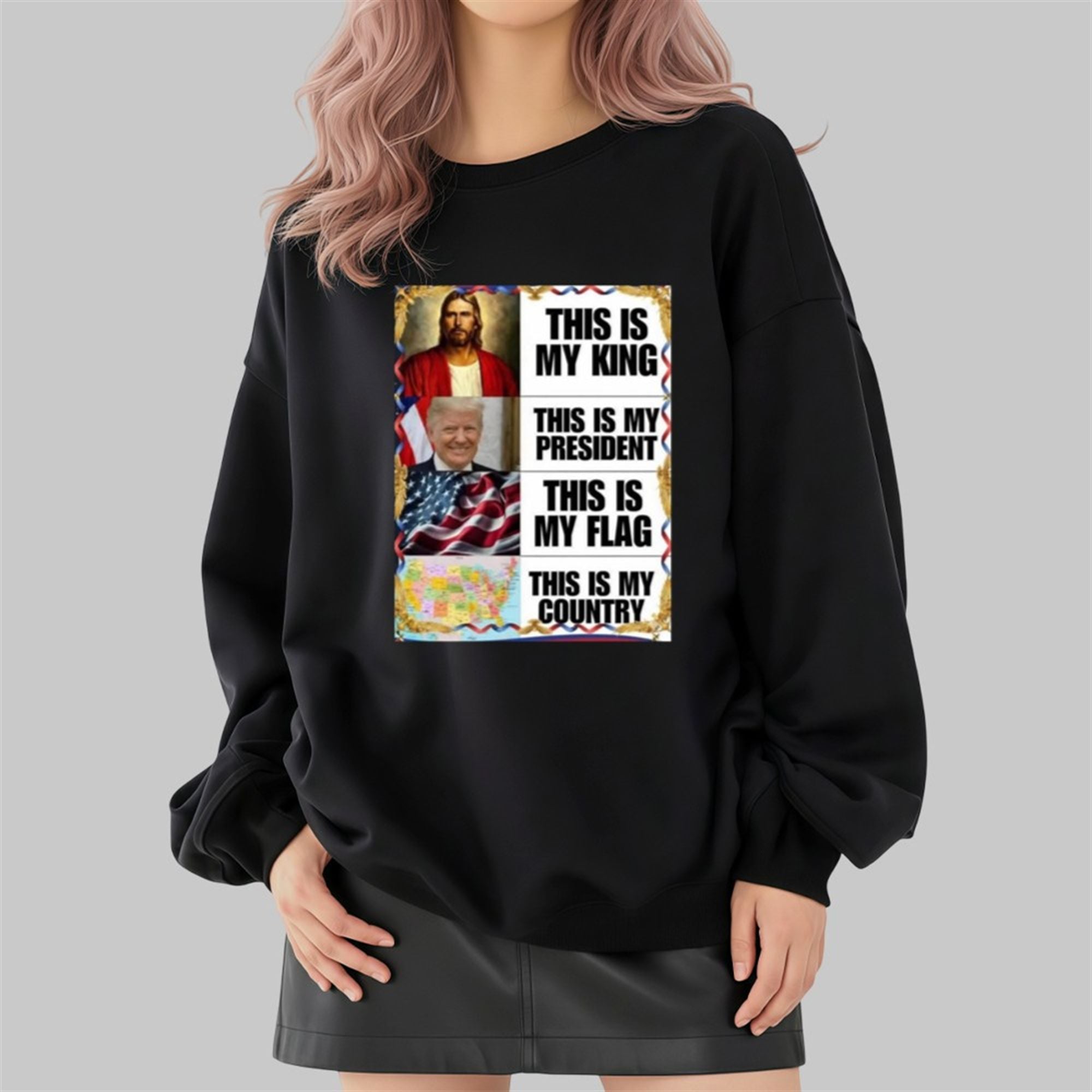 Gunther Eagleman This Is My King President Flag Country Shirt 4 Gunther Eagleman This Is My King President Flag Country Shirt 8