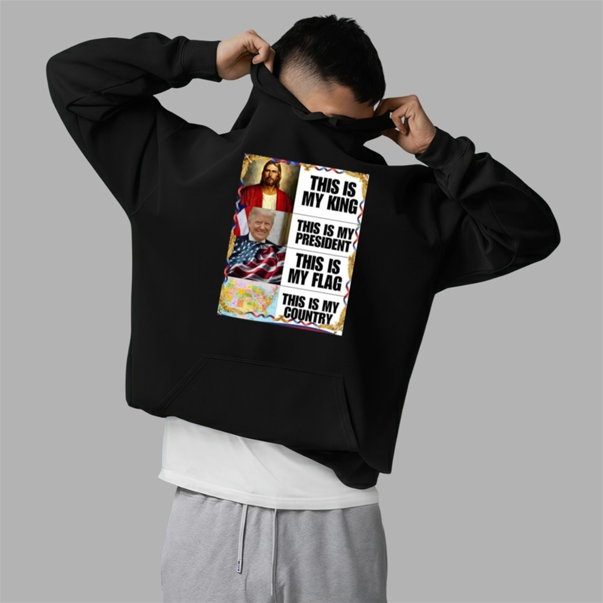 Gunther Eagleman This Is My King President Flag Country Shirt 5 Gunther Eagleman This Is My King President Flag Country Shirt 9