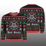 2025 Hail Santa Ugly Christmas Sweater