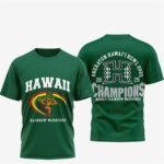 Hawaii Rainbow Warriors 2025 Hawaii Bowl Champions Shirt