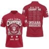 Hoosiers Big Ten Conference Champions 2025 Polo Shirt 1