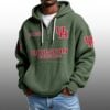 Houston Cougars EST 1946 Half Quarter Zip Waffle Hoodie 2
