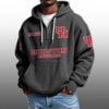 Houston Cougars EST 1946 Half Quarter Zip Waffle Hoodie 4