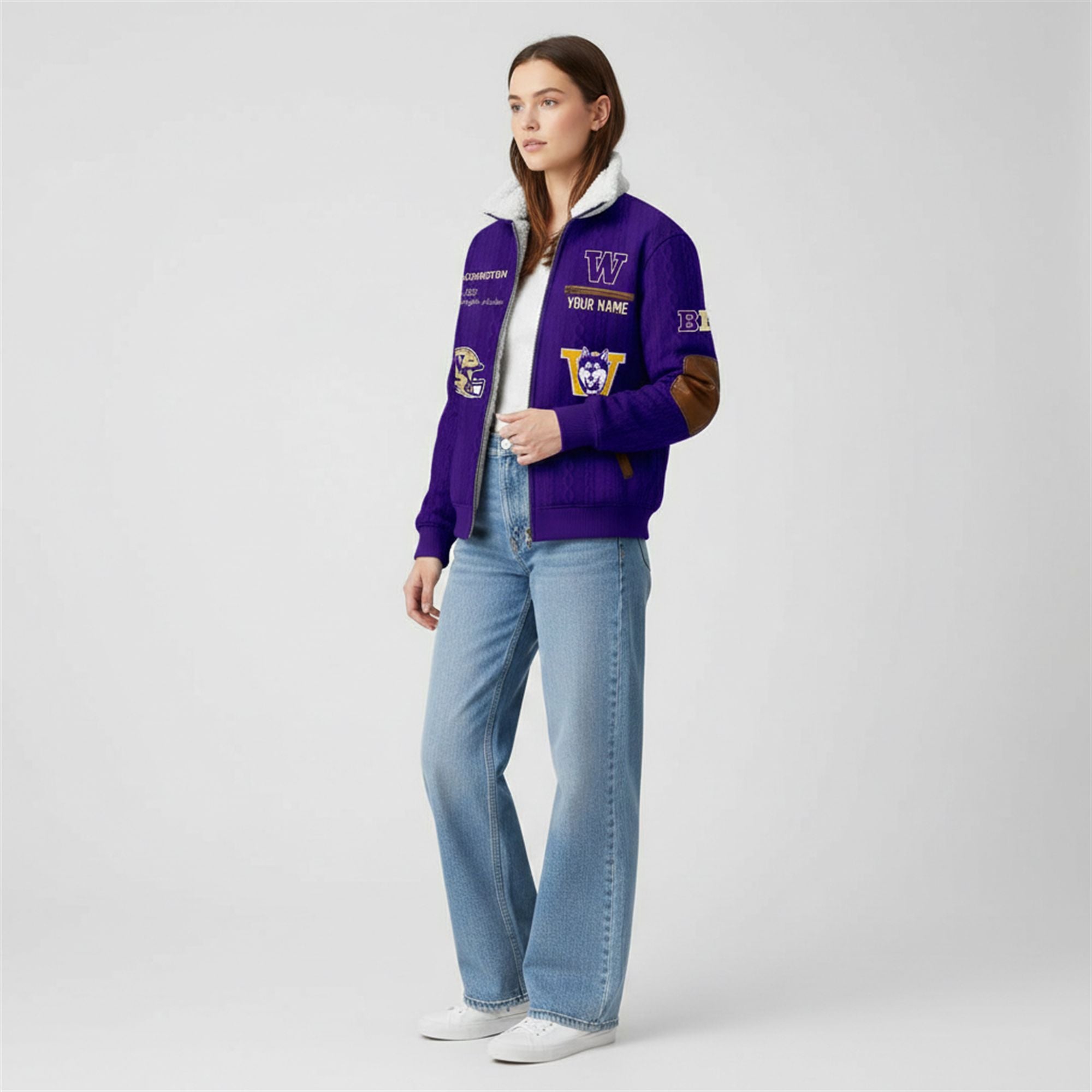 Huskies Est 1889 Winter Fleece Jacket 8