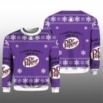I Would Dropkick A Child For A Dr Pepper Ugly Sweater 2025 Christmas