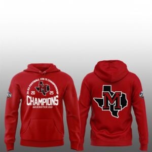 Muenster Champions 2A D2 Football State Championship 2025 Hoodie 1