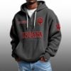 Indiana 1887 EST Half Quarter Zip Waffle Hoodie 4