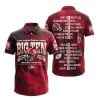 Indiana Hoosiers Football 2025 Championship Game Big Ten Polo Shirt 1