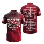 Indiana Hoosiers Football 2025 Championship Game Big Ten Polo Shirt