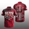 Indiana Hoosiers Football 2025 Championship Game Big Ten Polo Shirt