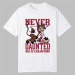 Indiana Hoosiers Never Daunted Big 10 Champions 2025 Shirt