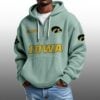 Iowa EST 1989 Half Quarter Zip Waffle Hoodie 5