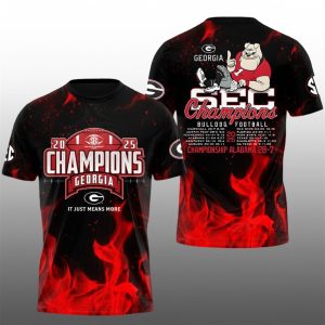 28 2025 Georgia It Just Means 16 SEC Champions Shirt