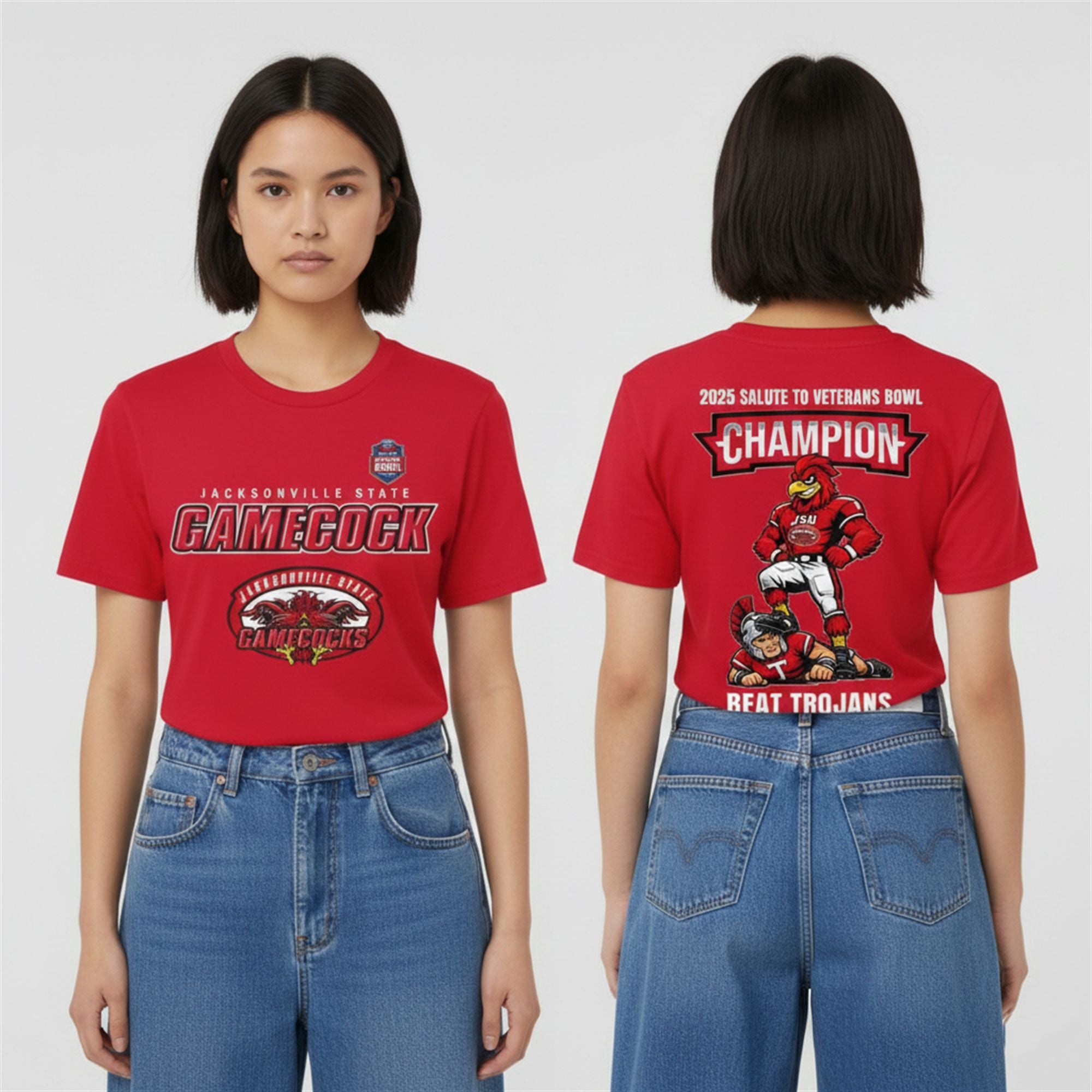 Jacksonville State Gamecocks 2025 Salute To Veterans Bowls Champs Hoodie 1 8 Jacksonville State Gamecocks 2025 Salute To Veterans Bowls Champs Hoodie 1 8